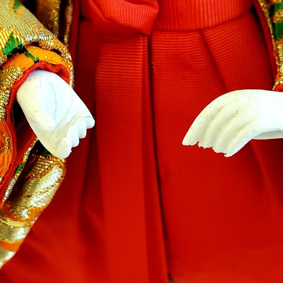 Japanese Vintage Hina Doll - Traditional Kimono - Picture 8 of 8